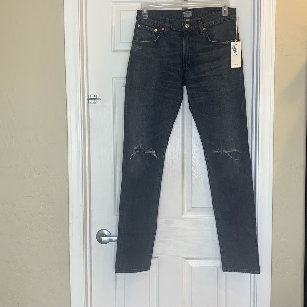 Citizens of Humanity Noah Super Skinny Jeans Black Size 32